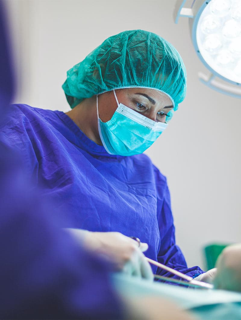 surgeon operating portrait